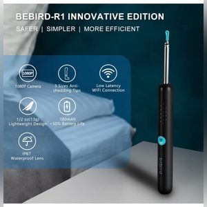 Ear Wax Removal Tool Camera - R1 Upgraded Anti-Fall